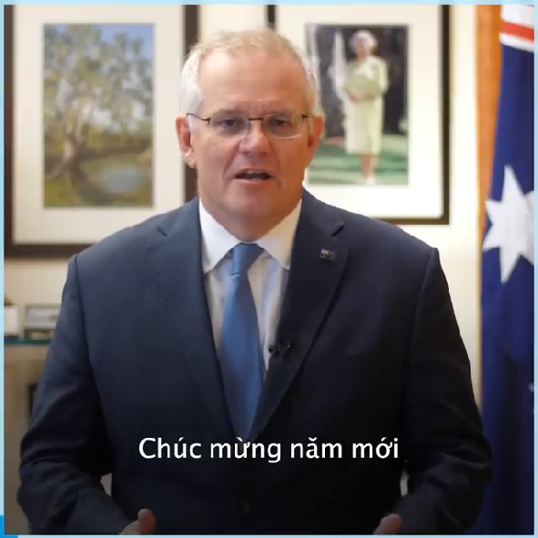 Thủ tướng Australia chúc Tết bằng tiếng Việt