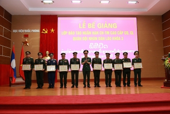 hoc vien quoc phong viet nam thuc day hop tac dao tao can bo quan doi viet nam lao