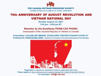 hiep hoi huu nghi canada viet nam ky niem 76 nam cach mang thang tam va quoc khanh viet nam
