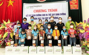 GNI hỗ trợ dinh dưỡng cho trẻ bị suy dinh dưỡng tại huyện Sơn Dương (Tuyên Quang)