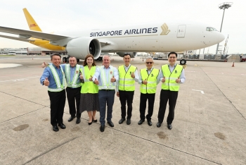 DHL cùng Singapore Airlines khai thác máy bay chở hàng Boeing 777 từ Singapore đến Mỹ với 3 chuyến/tuần