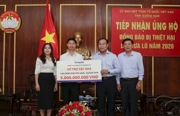 thaco ho tro xay dung lai ngoi lang cho dong bao tra leng quang nam