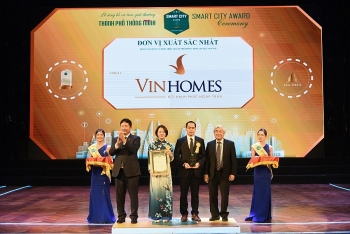 vinhomes ocean park dat giai thuong danh gia nhat cua thanh pho thong minh 2020