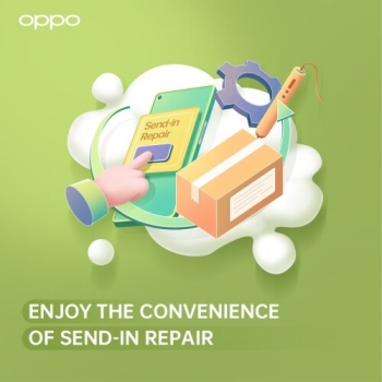 Dịch vụ sửa chữa gửi đến (send-in) của OPPO cung cấp cho người dùng dịch vụ sửa chữa smartphone tiện lợi
