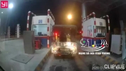 video xe ba gac ngang nhien vao cao toc ha noi hai phong nhan ket dang