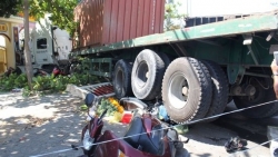 Vũng Tàu: Xe container đâm liên hoàn xe máy, nhiều người bị thương