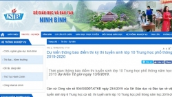 tra cuu diem thi tuyen sinh lop 10 ninh binh nam 2019