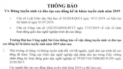 dai hoc cong nghe sai gon dung tuyen sinh he cao dang tu 172019