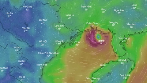 Tin bão số 3: Đảo Bạch Long Vĩ gió giật cấp 8