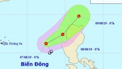 Áp thấp nhiệt đới giật cấp 8 trên Biển Đông