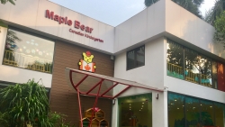 mam non maple bear westlake point duoc giao tuyen sinh do loi danh may