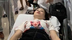 nu co dong vien bi trung phao sang phau thuat 2 lan dieu tri bong 15 ngay