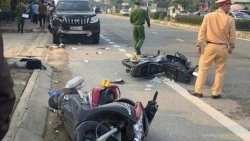 ha tinh toyota land cruiser gay tai nan lien hoan 2 nguoi thuong vong