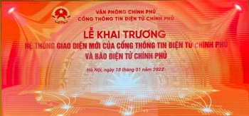cong thong tin dien tu chinh phu bao dien tu chinh phu khai truong he thong giao dien moi van hanh toa soan hoi tu