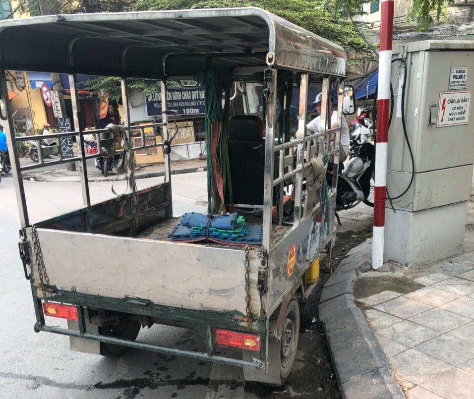 Tài xế xe ba gác vi phạm nồng độ cồn mức "khủng"