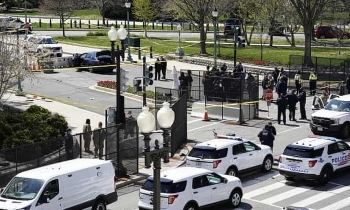 Một sỹ quan thiệt mạng trong vụ tấn công Nhà Quốc hội Mỹ, Đồi Capitol phong tỏa