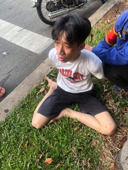 bat giu doi tuong dung dao khong che lai xe buyt tren nhieu tuyen pho