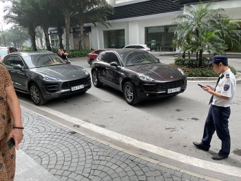 thong tin moi vu 2 xe porsche macan trung bien so cong an da tiep nhan ho so