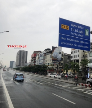 go lenh cam xe duong vanh dai 3 tren cao doan mai dich cau thang long