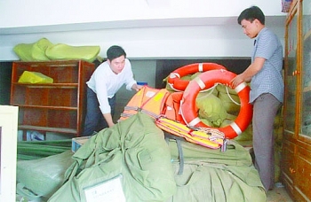 to chuc huong dan su dung trang thiet bi chuyen dung phong chong thien tai hieu qua