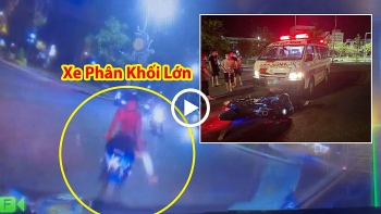 xe phan khoi lon tong truc dien xe cuu thuong dang cho benh nhan