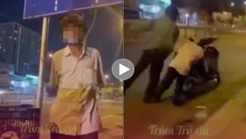 tai xe xe cong nghe cuu co gai tre bi ga trai hu bam duoi ga gam