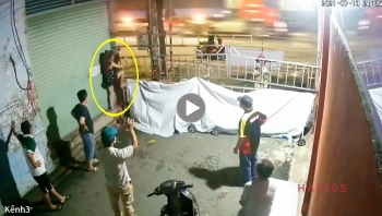 co gai vuot rao 3m cua khu phong toa o dong nai
