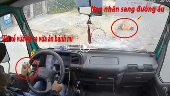 tai xe thieu tap trung tong trung nguoi phu nu di xe dap