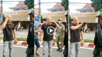 toan canh vu tai xe mercedes xam tro thay troi hanh thien doi thong chot