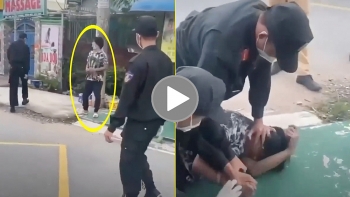 thanh nien bi cscd quat nga bat gon vi chong doi phong dich