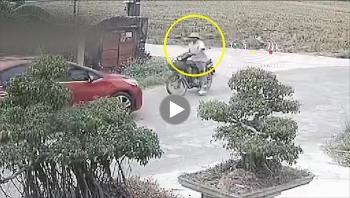khong giam toc khi qua nga 3 o to con gay hoa cho nguoi di xe may