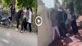 nhom hoc sinh nu tu tap danh nhau ban be co vu reo ho phan cam