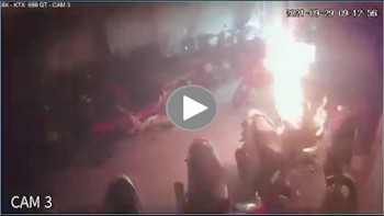 xe may boc chay du doi tai ham trung cu chi vi lo con sat khuan