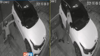 o to bi trom dap vo kinh lay het do trong dem