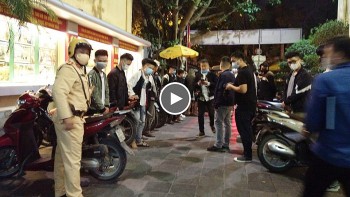 muc so thi canh cong an ha noi vay bat hon 40 doi tuong dua xe