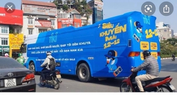 xe khach phu kin decal quang cao se phai chiu muc phat len den 4550000 dong