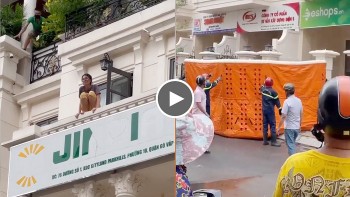 hoi hop canh giai cuu co gai sap nhay lau khien moi nguoi dung tim