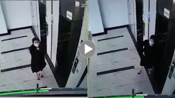 Người phụ nữ ngã ngục khi đứng chờ thang máy