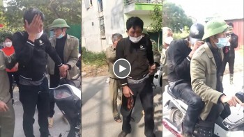 ten trom xe may bi nguoi dan tom gon ap giai len cong an phuong