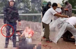 bat giu nghi pham chem da man nguoi phu nu truoc mat con nho o thai nguyen