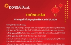 Lịch nghỉ Tết Nguyên đán 2020 Ngân hàng Đông Á: Tiền đáo hạn được tính thế nào?