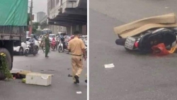 va cham voi xe dau keo nu sinh dh cong nghiep ha noi tu vong