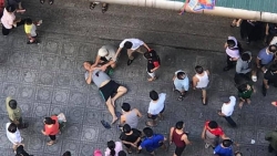 no lon o chung cu linh dam nhieu nguoi bi thuong