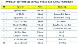 danh sach doi tuyen u22 viet nam thi dau voi u22 trung quoc