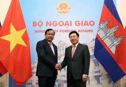 Kỳ họp lần thứ 17 Uỷ ban Hỗn hợp Việt Nam - Campuchia bàn biện pháp thúc đẩy quan hệ song phương