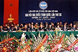 [Infographic] Các kỳ Đại hội của Liên hiệp các tổ chức hữu nghị Việt Nam
