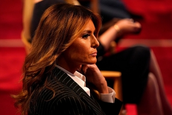 de nhat phu nhan melania da o dau khi bao loan xay ra o dien capitol