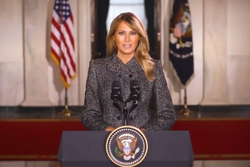 de nhat phu nhan melania trump nhan nhu gi trong thong diep chia tay