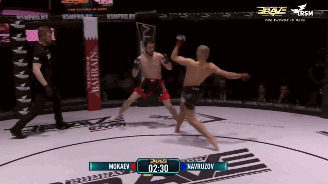 video bi da trung cho hiem vo si mma nga sap mat tren san dau