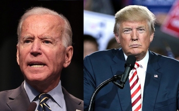 tong thong trump chi trich doi thu joe biden chi gioi vo mom